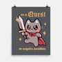 On A Quest To Acquire Snackies-None-Matte-Poster-TechraNova