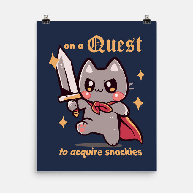 On A Quest To Acquire Snackies-None-Matte-Poster-TechraNova