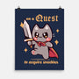 On A Quest To Acquire Snackies-None-Matte-Poster-TechraNova