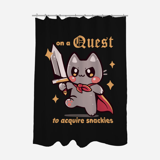 On A Quest To Acquire Snackies-None-Polyester-Shower Curtain-TechraNova