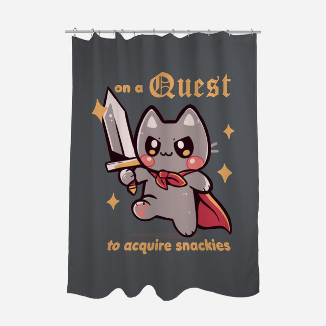 On A Quest To Acquire Snackies-None-Polyester-Shower Curtain-TechraNova