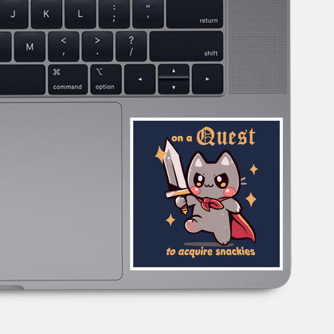 On A Quest To Acquire Snackies-None-Glossy-Sticker-TechraNova
