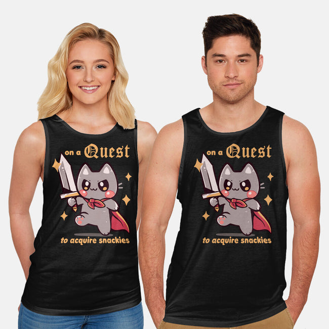 On A Quest To Acquire Snackies-Unisex-Basic-Tank-TechraNova