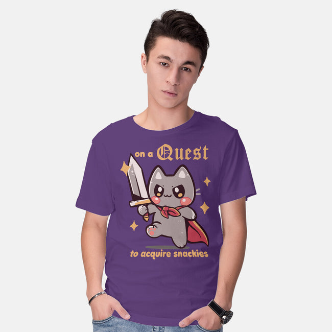 On A Quest To Acquire Snackies-Mens-Basic-Tee-TechraNova