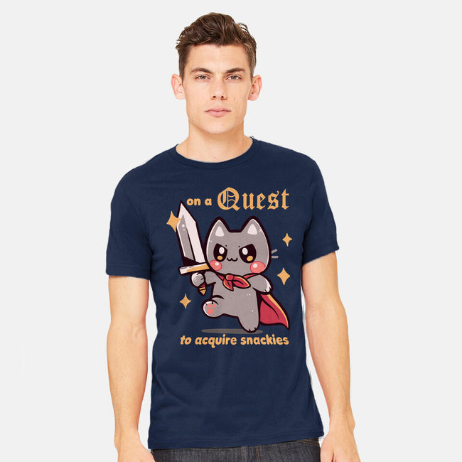 On A Quest To Acquire Snackies-Mens-Heavyweight-Tee-TechraNova
