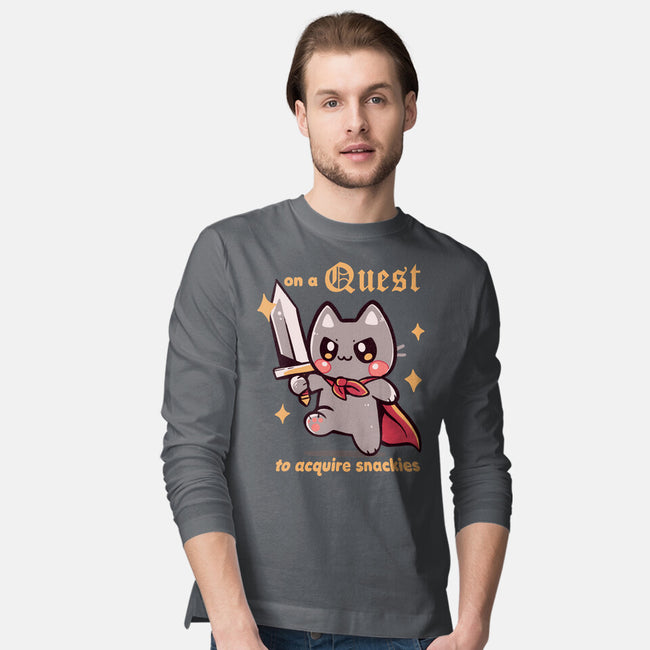On A Quest To Acquire Snackies-Mens-Long Sleeved-Tee-TechraNova
