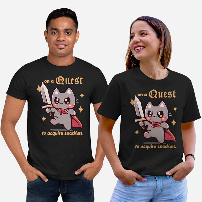 On A Quest To Acquire Snackies-Unisex-Basic-Tee-TechraNova