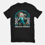 Game Mascot Block Guy-Womens-Fitted-Tee-Studio Mootant