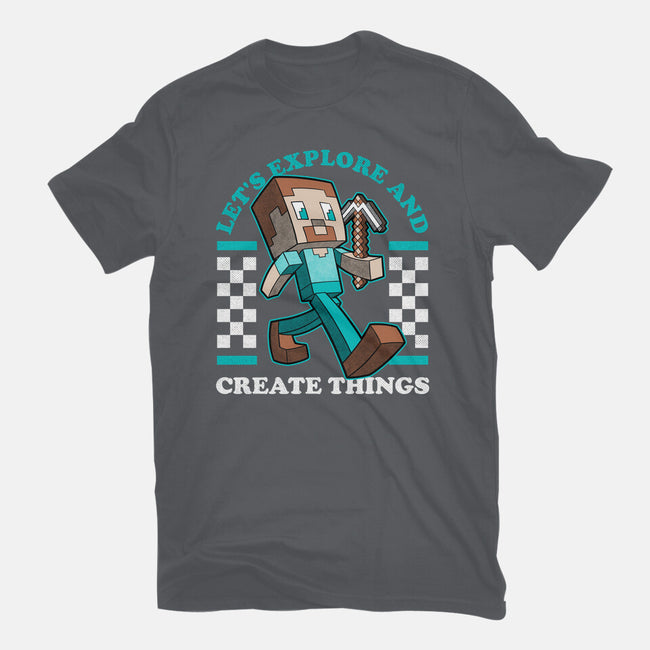 Game Mascot Block Guy-Mens-Premium-Tee-Studio Mootant