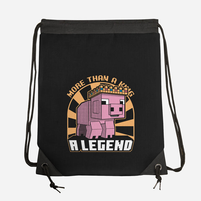 Pig Legend Gamer-None-Drawstring-Bag-Studio Mootant