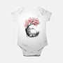 Sakura Neighbor Sumi-e-Baby-Basic-Onesie-DrMonekers