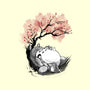 Sakura Neighbor Sumi-e-None-Glossy-Sticker-DrMonekers