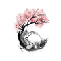 Sakura Neighbor Sumi-e-Unisex-Crew Neck-Sweatshirt-DrMonekers