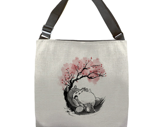 Sakura Neighbor Sumi-e