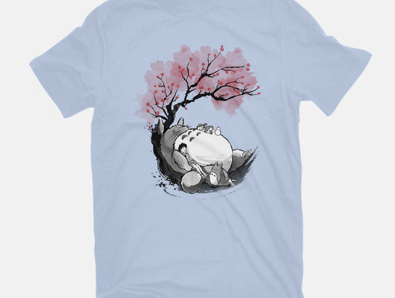 Sakura Neighbor Sumi-e