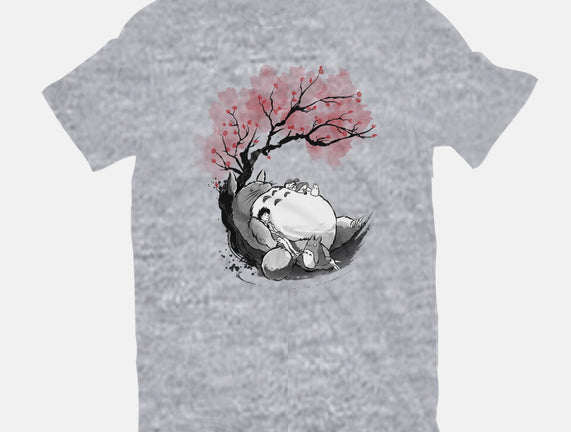 Sakura Neighbor Sumi-e