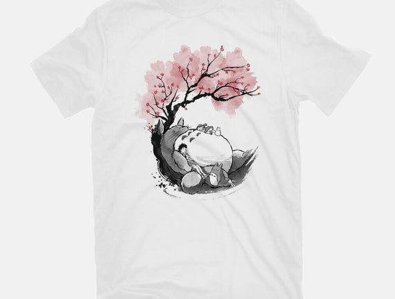 Sakura Neighbor Sumi-e