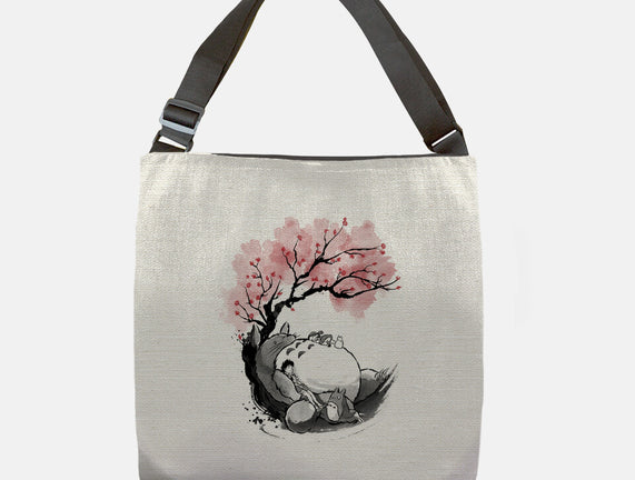 Sakura Neighbor Sumi-e