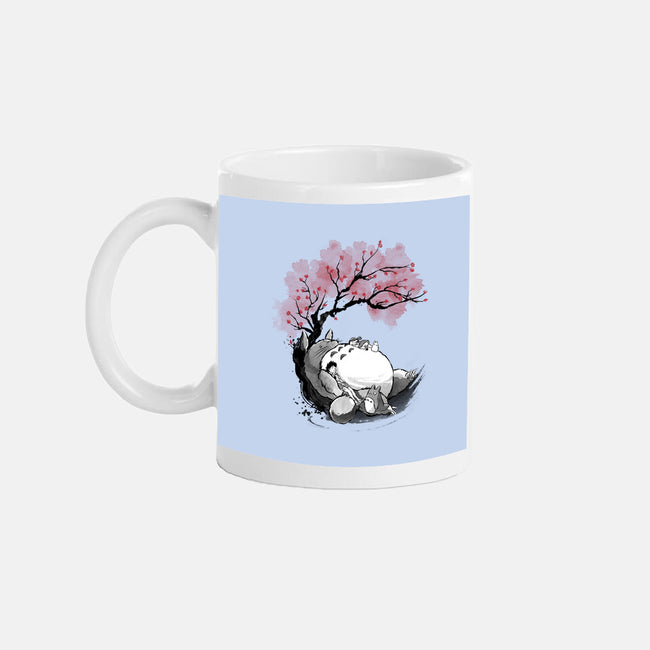 Sakura Neighbor Sumi-e-None-Mug-Drinkware-DrMonekers
