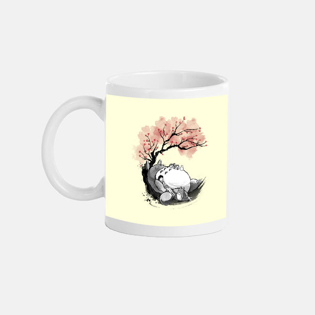 Sakura Neighbor Sumi-e-None-Mug-Drinkware-DrMonekers