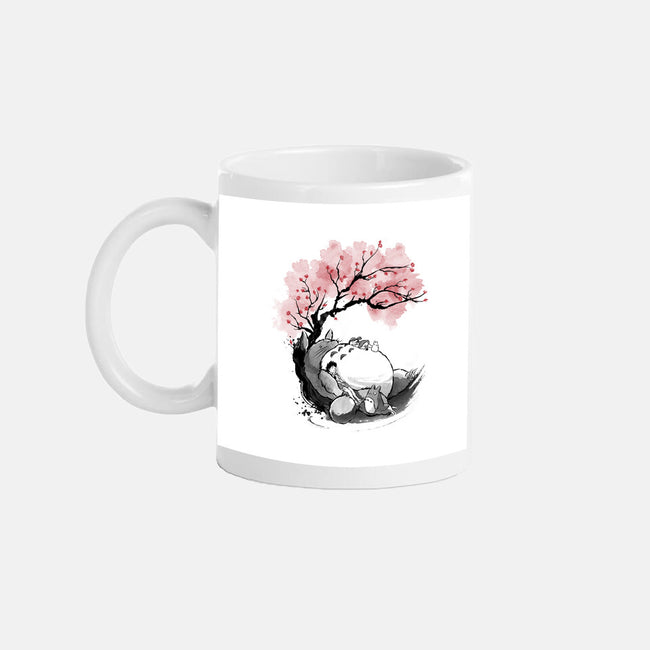 Sakura Neighbor Sumi-e-None-Mug-Drinkware-DrMonekers