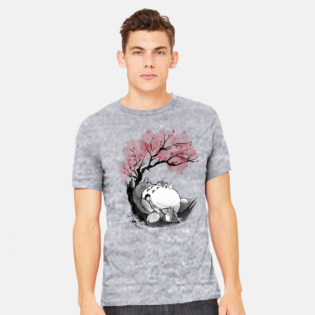 Sakura Neighbor Sumi-e-Mens-Heavyweight-Tee-DrMonekers