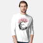 Sakura Neighbor Sumi-e-Mens-Long Sleeved-Tee-DrMonekers