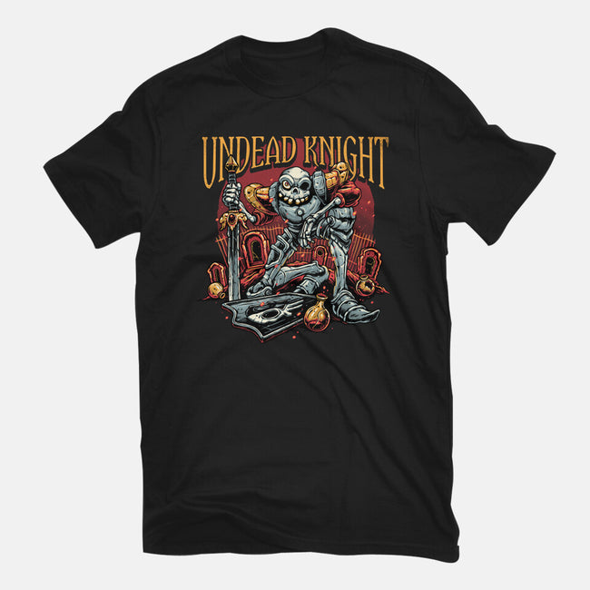 Undead Knight-Womens-Fitted-Tee-momma_gorilla