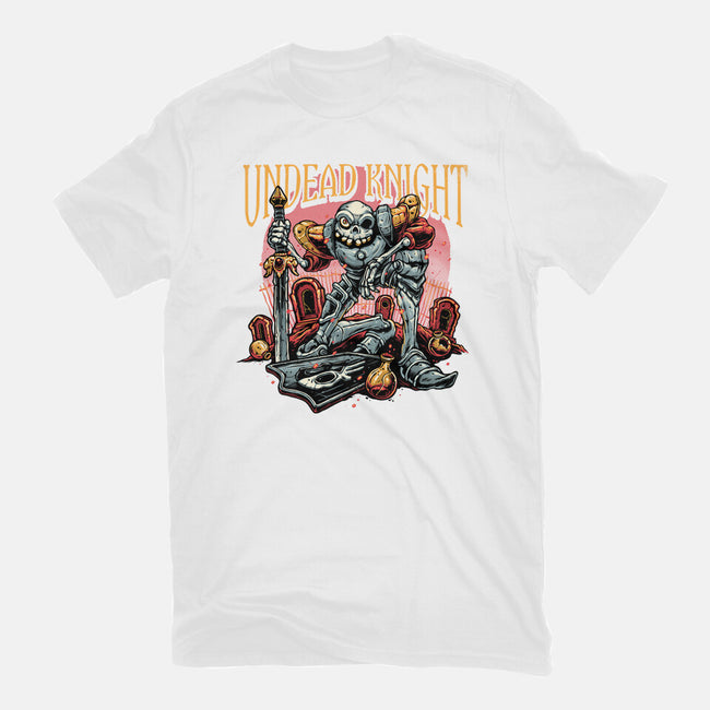 Undead Knight-Womens-Fitted-Tee-momma_gorilla