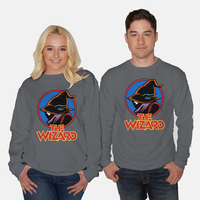 The Wizard Logo-Unisex-Crew Neck-Sweatshirt-zascanauta