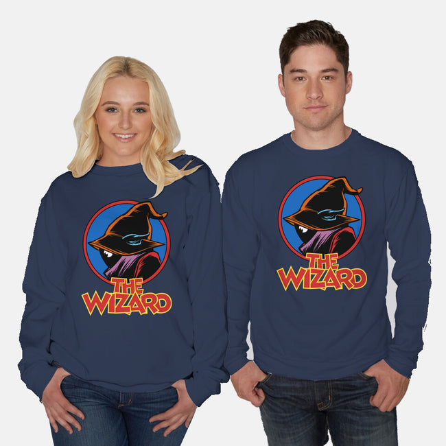 The Wizard Logo-Unisex-Crew Neck-Sweatshirt-zascanauta