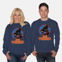 The Wizard Logo-Unisex-Crew Neck-Sweatshirt-zascanauta