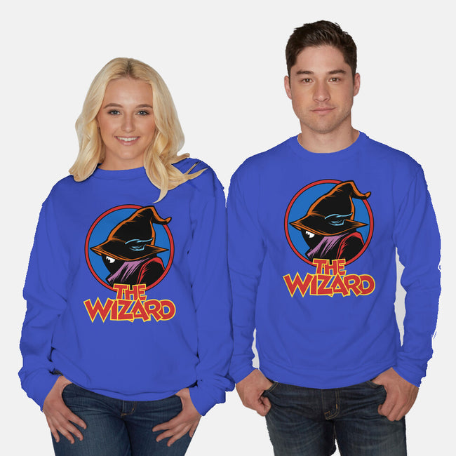 The Wizard Logo-Unisex-Crew Neck-Sweatshirt-zascanauta