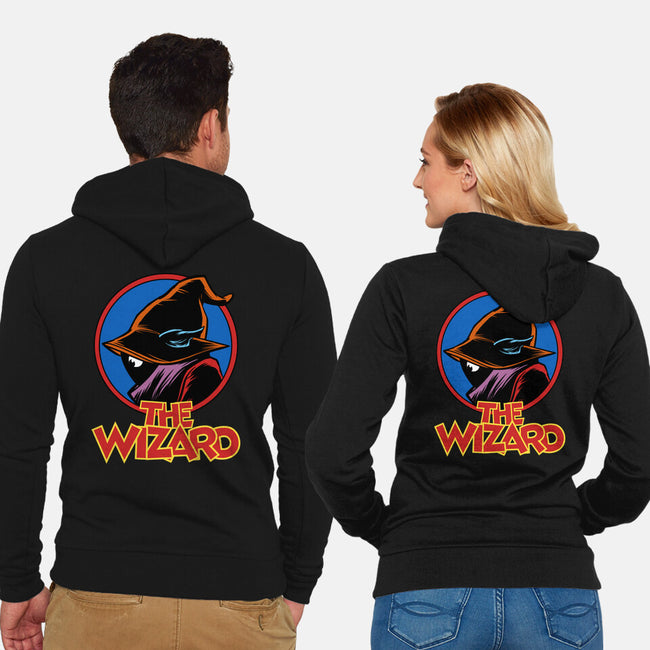 The Wizard Logo-Unisex-Zip-Up-Sweatshirt-zascanauta