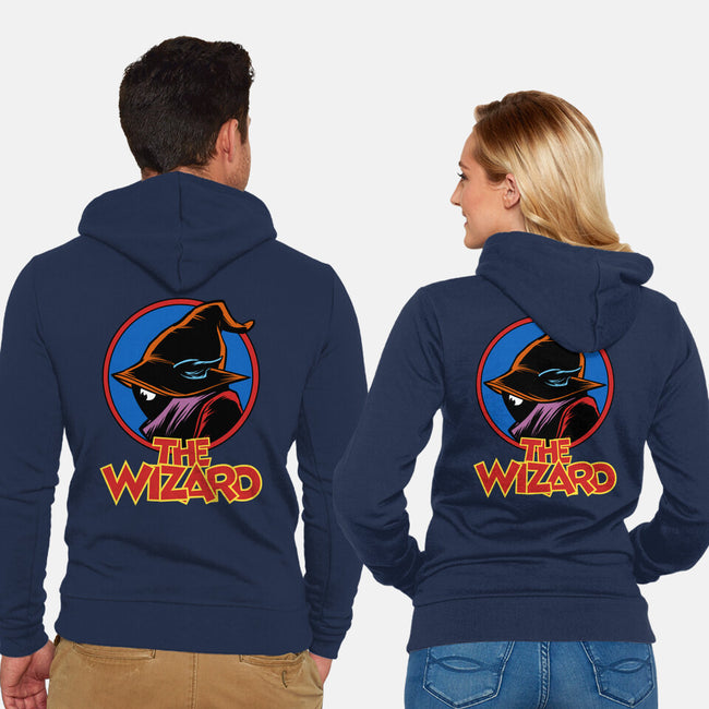 The Wizard Logo-Unisex-Zip-Up-Sweatshirt-zascanauta