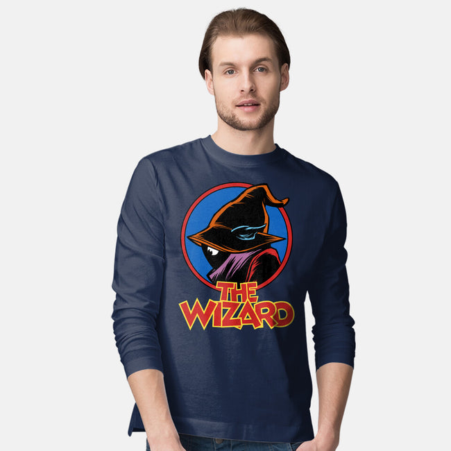 The Wizard Logo-Mens-Long Sleeved-Tee-zascanauta