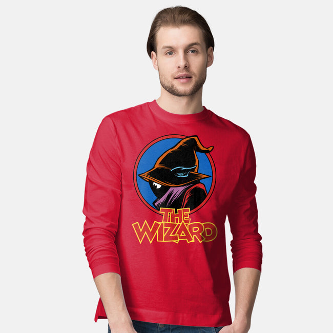 The Wizard Logo-Mens-Long Sleeved-Tee-zascanauta