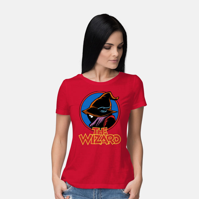 The Wizard Logo-Womens-Basic-Tee-zascanauta