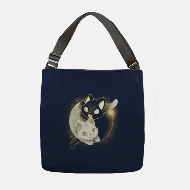 Eclipse Kittens-None-Adjustable Tote-Bag-Vallina84