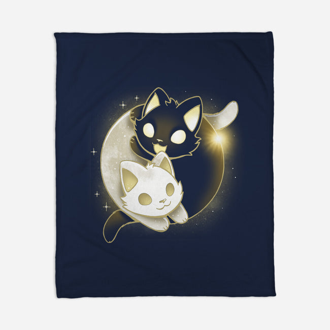 Eclipse Kittens-None-Fleece-Blanket-Vallina84