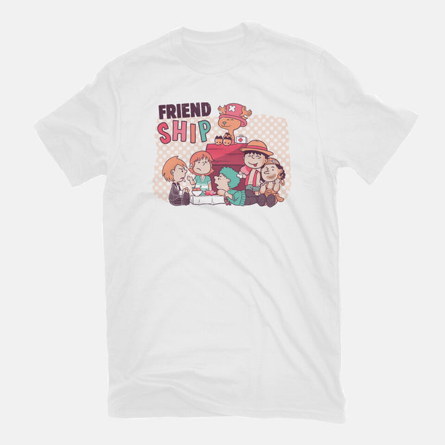 Friend Ship-Womens-Fitted-Tee-yumie