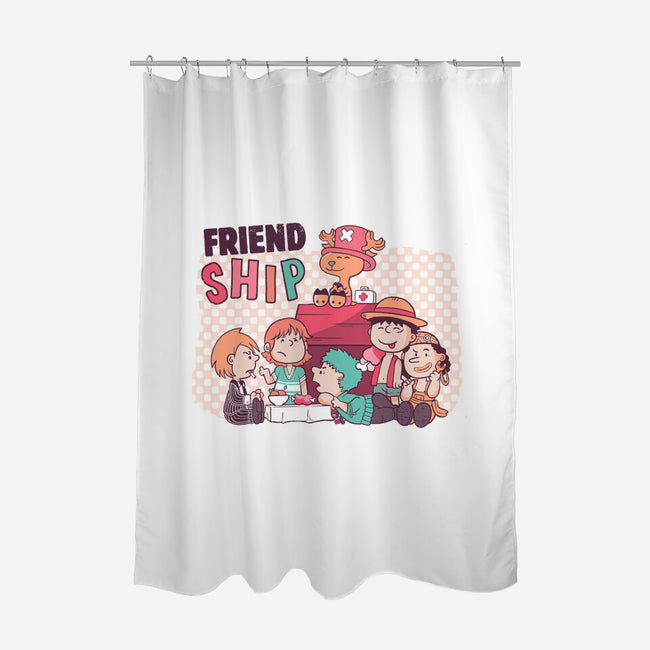 Friend Ship-None-Polyester-Shower Curtain-yumie