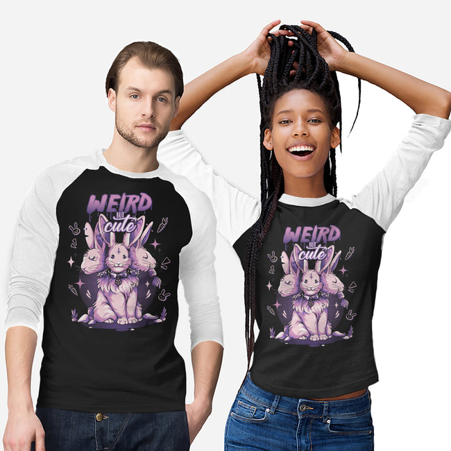 Weird But Cute Bunnies-Unisex-Baseball-Tee-yumie