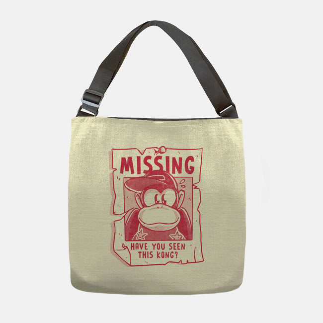 Missing Kong-None-Adjustable Tote-Bag-estudiofitas