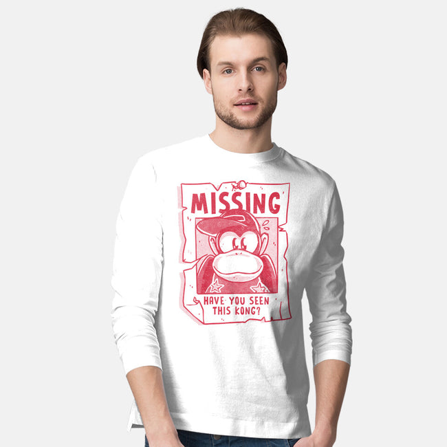 Missing Kong-Mens-Long Sleeved-Tee-estudiofitas