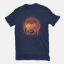 Galactic Huntress Galaxy-Womens-Fitted-Tee-Astrobot Invention