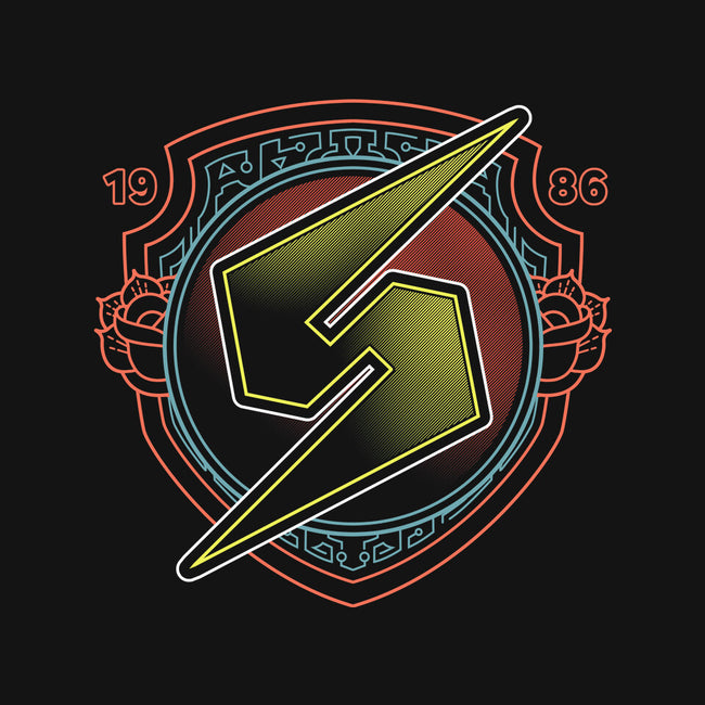 Neon Line-Art Samus Emblem-Unisex-Crew Neck-Sweatshirt-Astrobot Invention