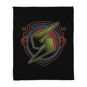 Neon Line-Art Samus Emblem