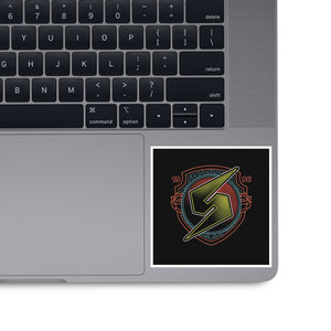 Neon Line-Art Samus Emblem