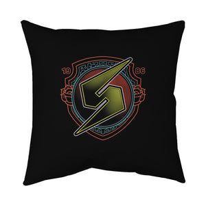 Neon Line-Art Samus Emblem